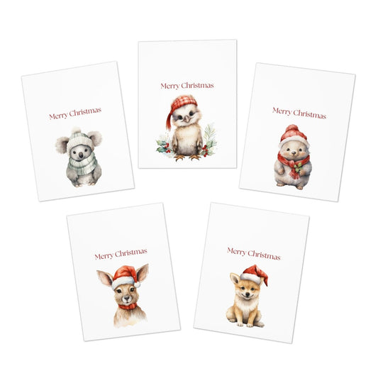 Australian Wildlife Christmas Cards – 25 Pack | Blank Inside
