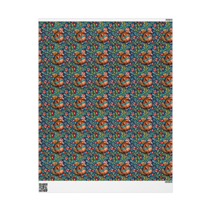 Merry & Quirky – Festive Platypus Wrapping Paper