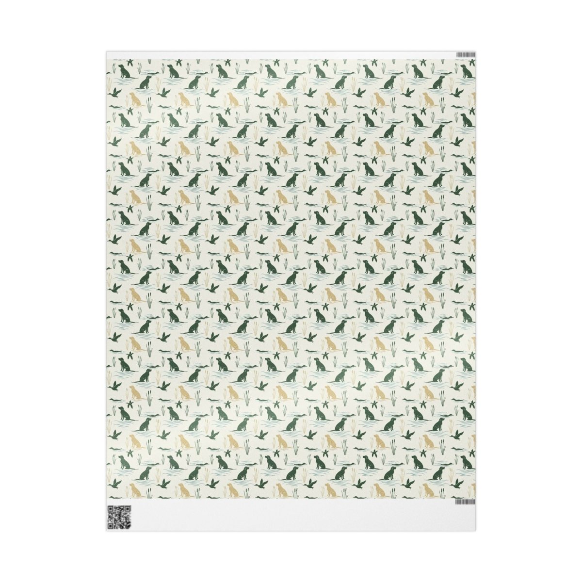 Marshland Mornings – Hunting Lab Wrapping Paper