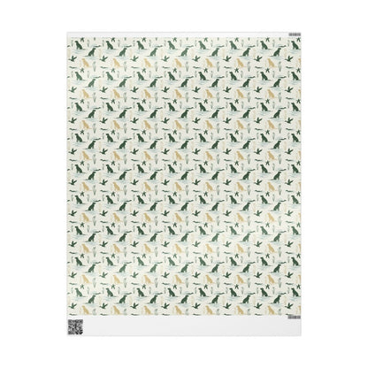Marshland Mornings – Hunting Lab Wrapping Paper
