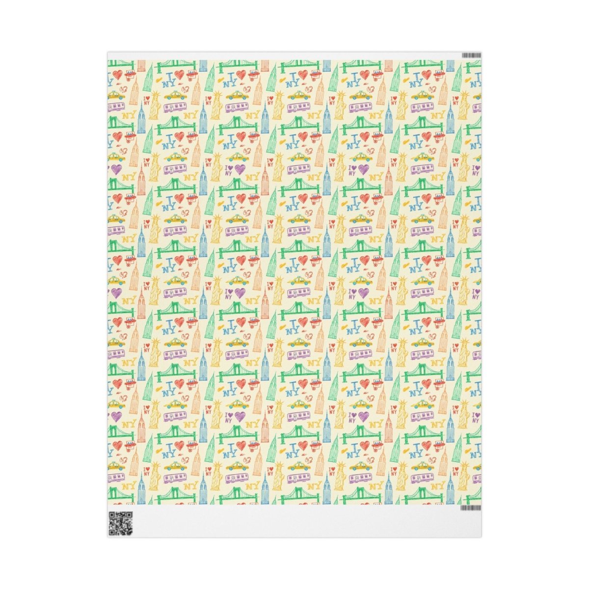 Big Apple Daydreams – NYC Sketchbook Wrapping Paper