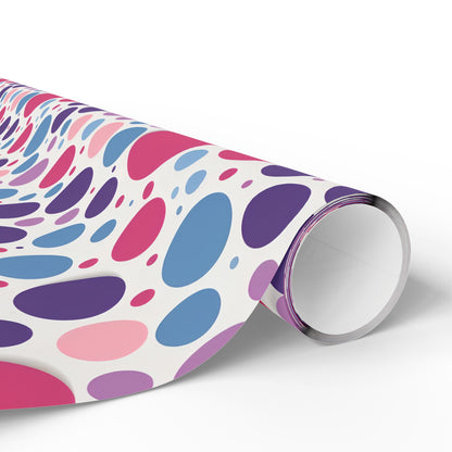 Colorful Polka Dot Wrapping Paper Roll