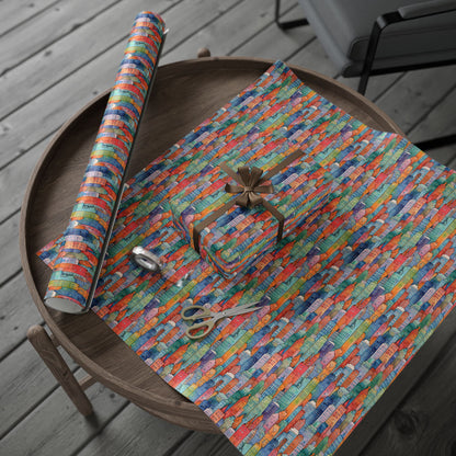 Abstract Cityscape Wrapping Papers