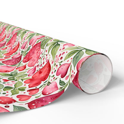Fruity Floral Wrapping Paper