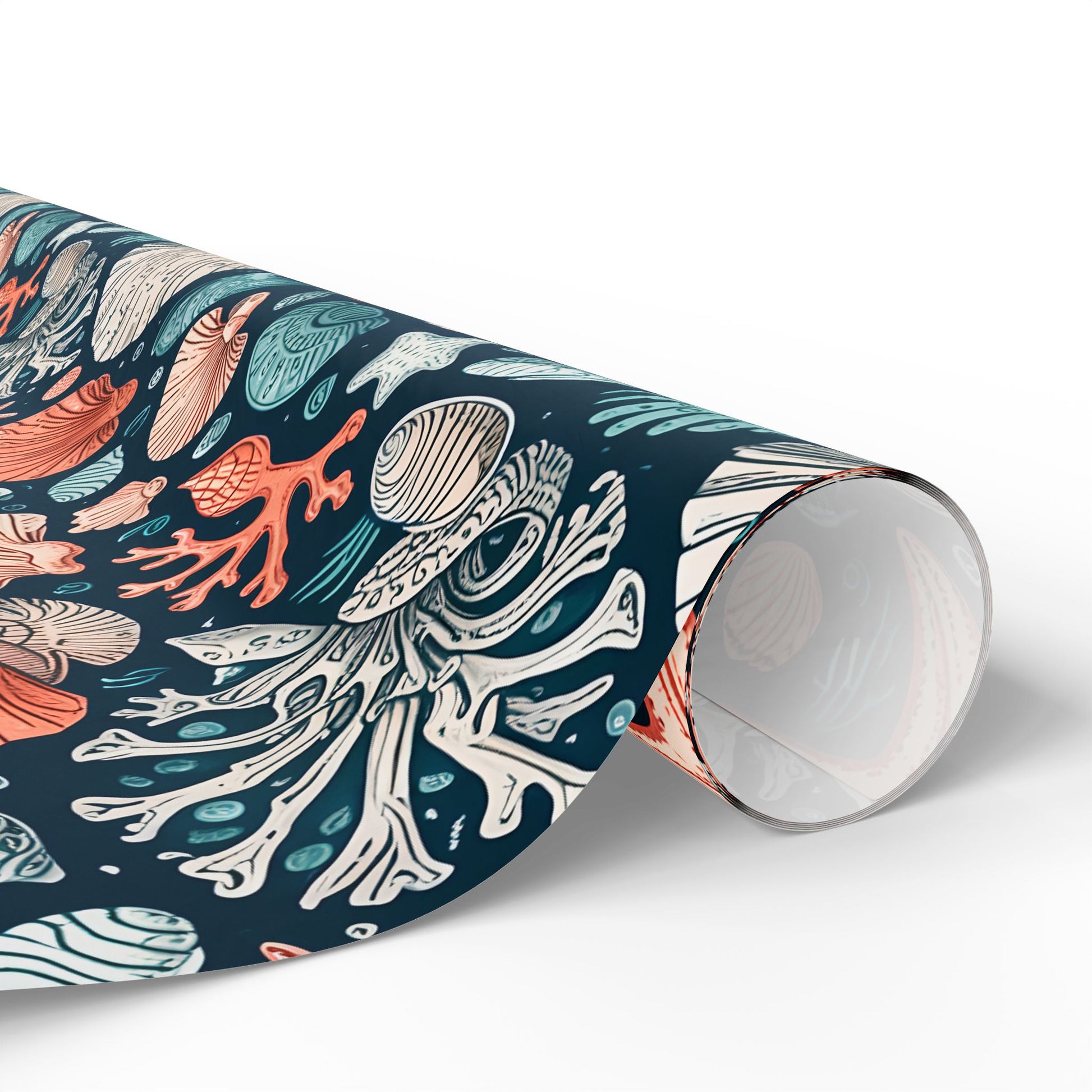 Beach and Ocean Seashells Gift Wrapping Papers