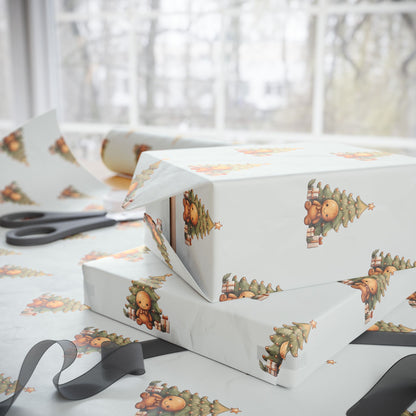 Snuggle & Sprinkle – Gingerbread Dreams Wrapping Paper