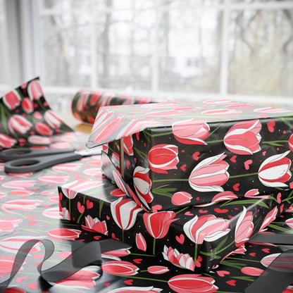 Elegant Pink Tulip Wrapping Paper