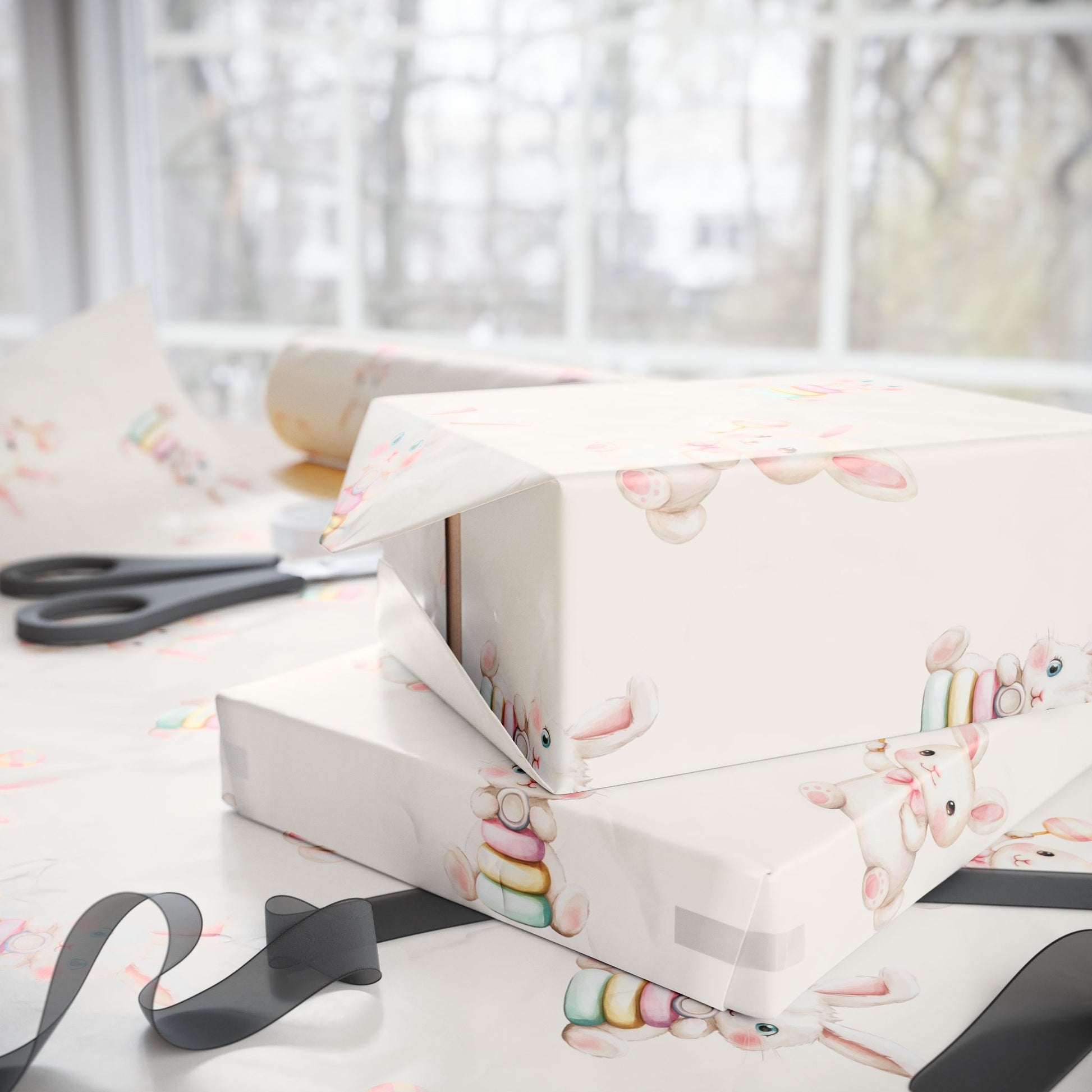 Whimsical Bunny Wrapping Paper