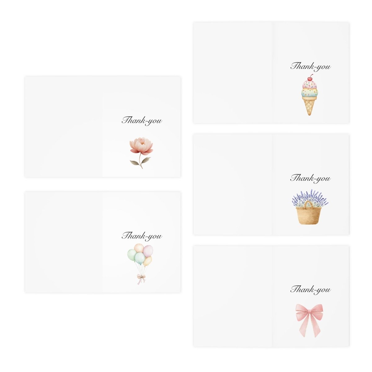 Thank You Cards – 25 Pack | Blank Inside