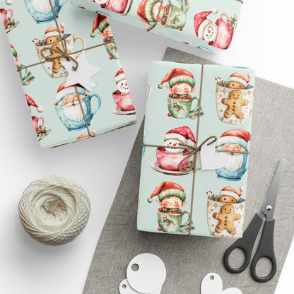 Cup of Cheer – Cozy Christmas Cocoa Wrapping Paper