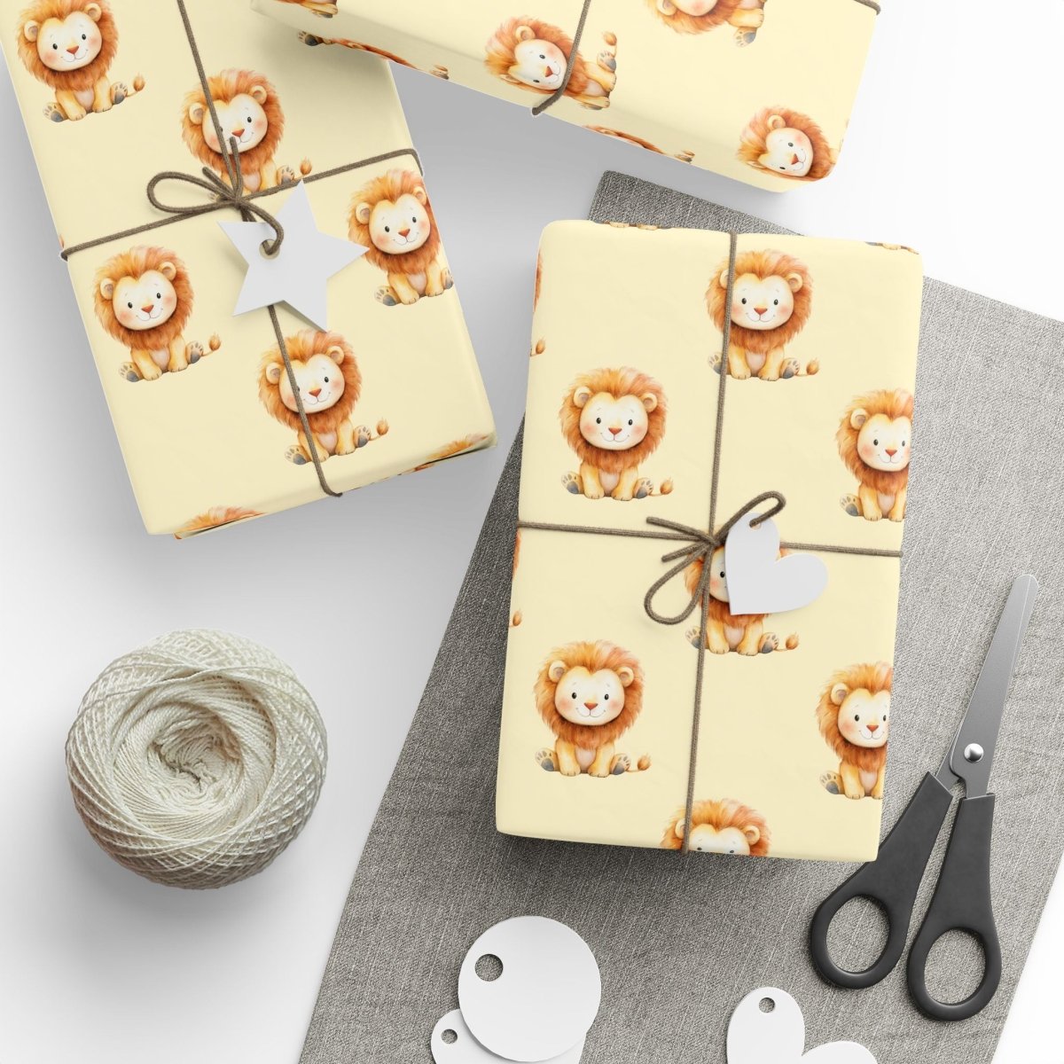 Little Roar – Cute Lion Wrapping Paper