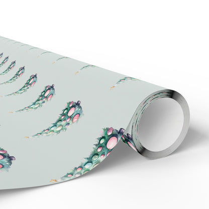 Pastel Pines – Dreamy Retro Christmas Tree Wrapping Paper