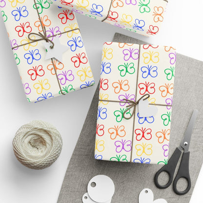 Colorful Butterfly Wrapping Paper