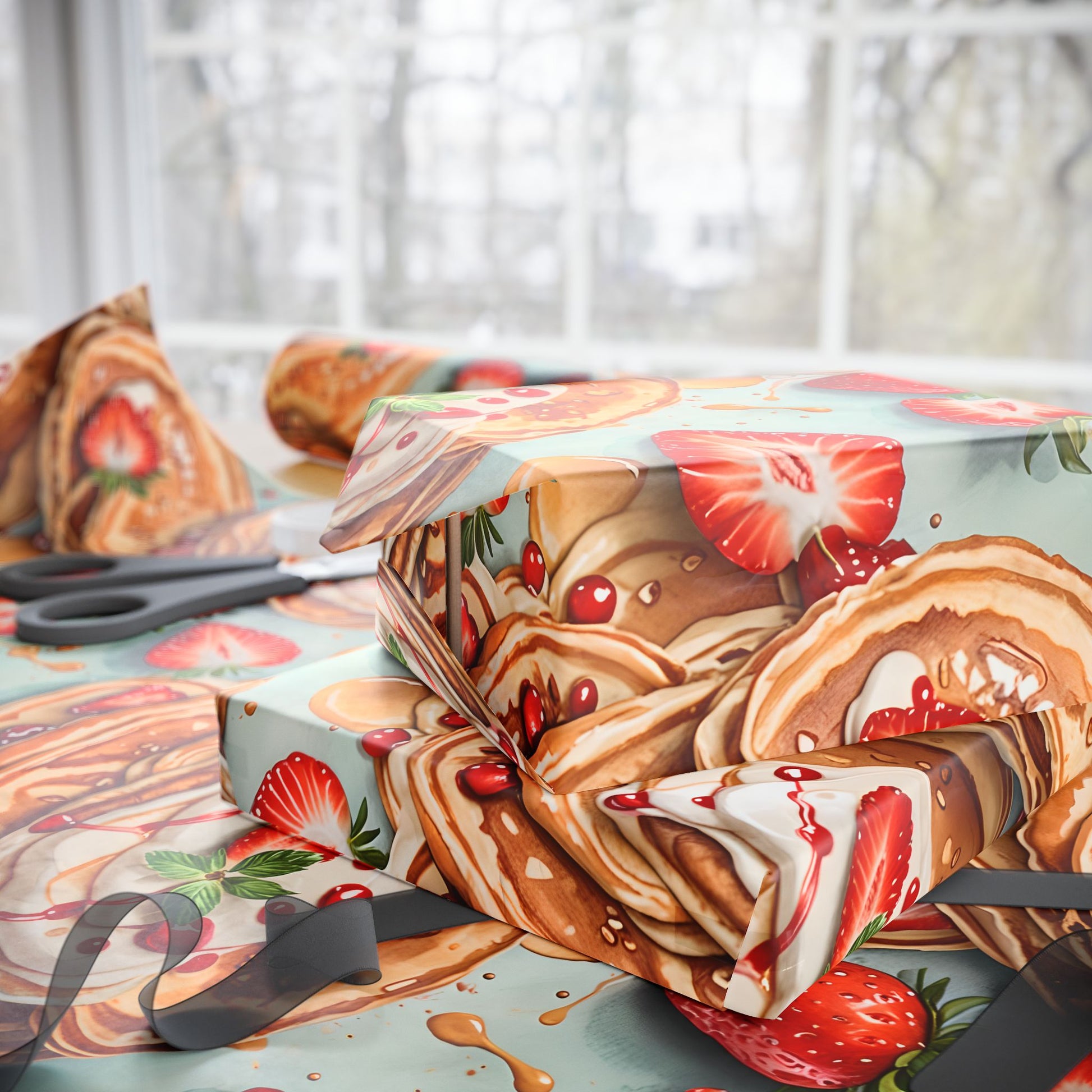 Pancake Wrapping Papers - Fun Food Gift Wrap