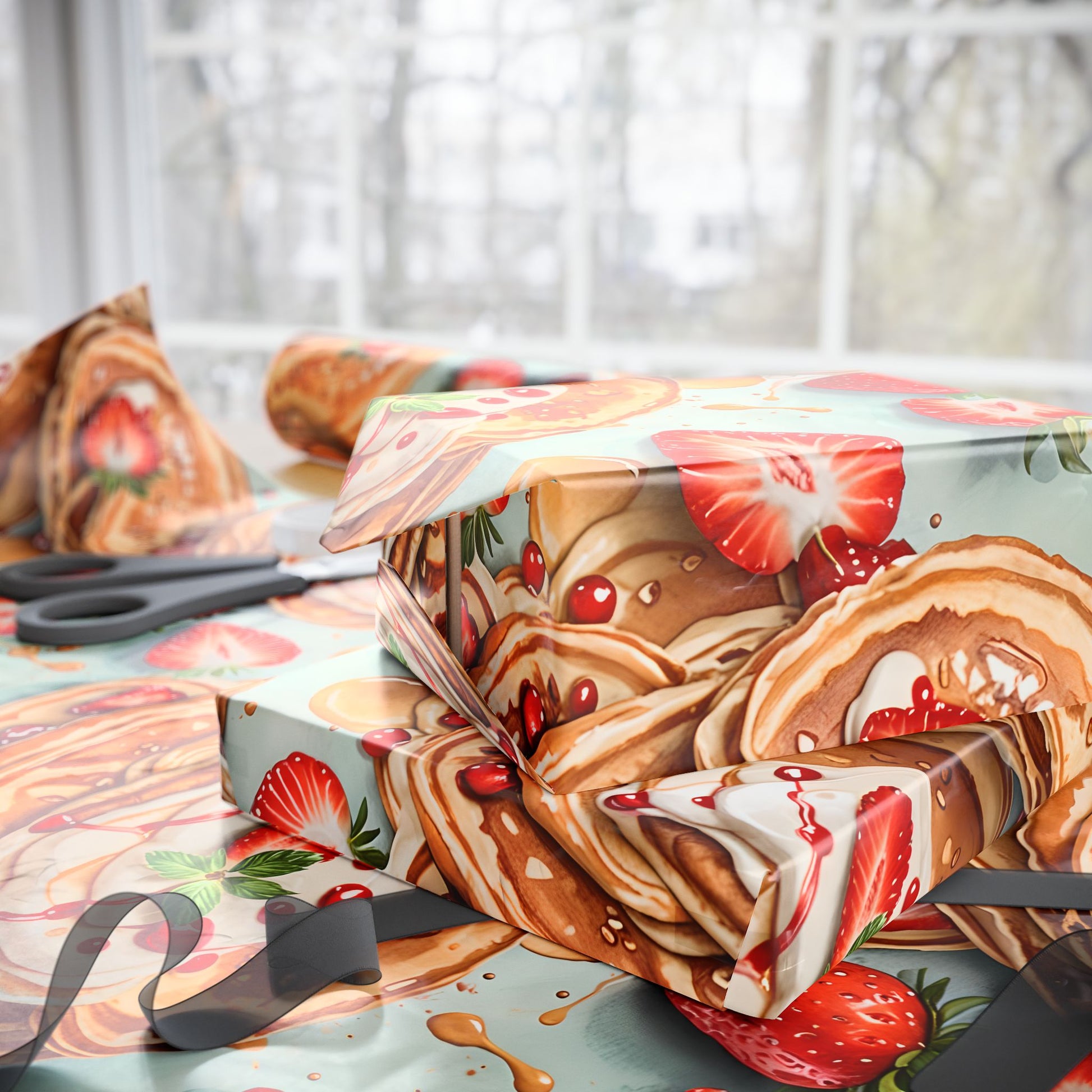 Pancake Wrapping Papers - Fun Food Gift Wrap