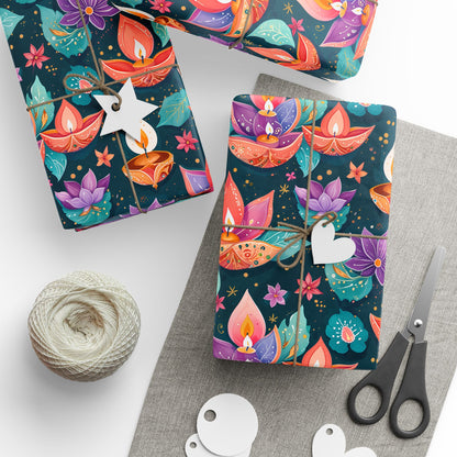 Diwali Aqua Festival Wrapping Papers