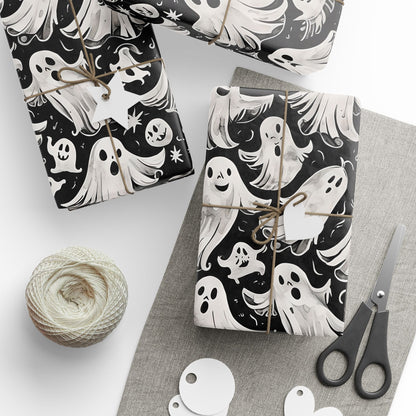 Ghostly Abstract Wrapping Paper