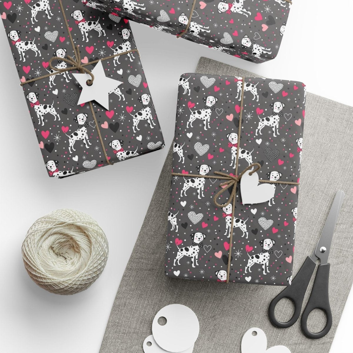 Spot On Sweetheart – Dalmatian Love Wrapping Paper
