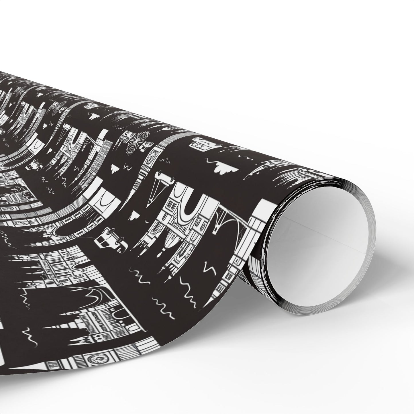 Wrapping Papers - Stylish Abstract Cityscape Design