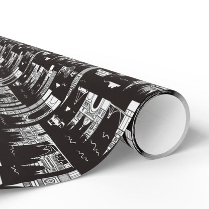 Wrapping Papers - Stylish Abstract Cityscape Design