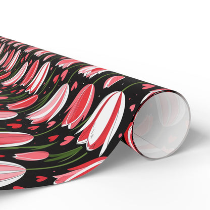 Elegant Pink Tulip Wrapping Paper