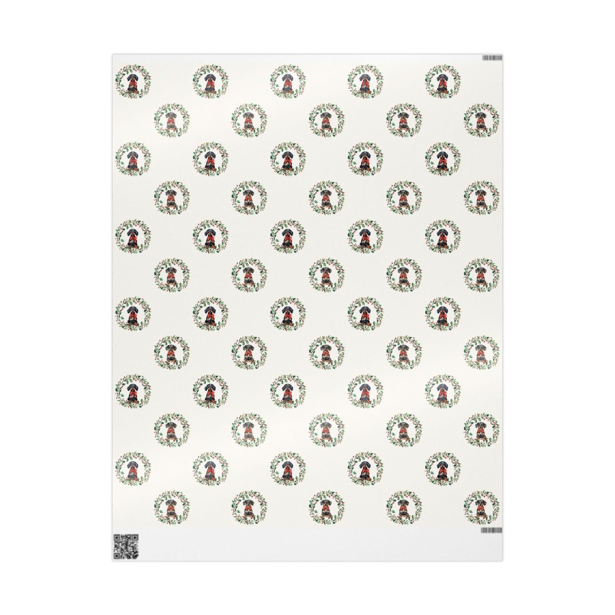 Howl - iday Hound & Holly – Dachshund Christmas Wrapping Paper
