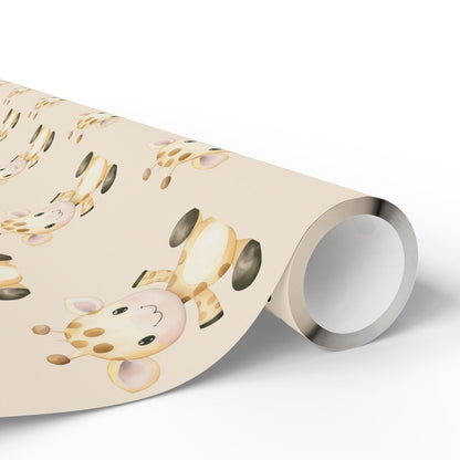 Adorable Giraffe Wrapping Paper