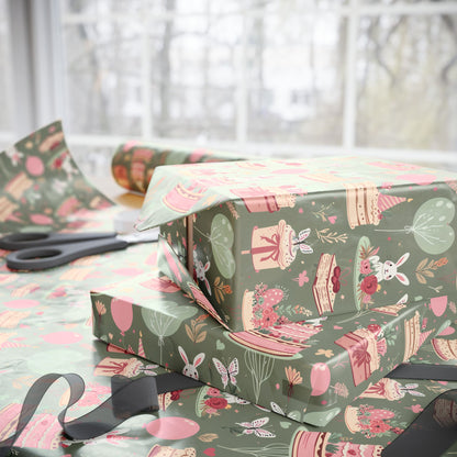 Charming Birthday Bunny Gift Wrap