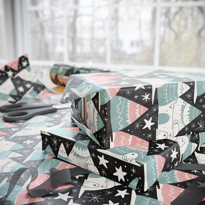 North Star Bears – Arctic Holiday Wrapping Paper