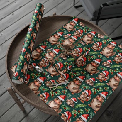 Platypus Parade – Aussie Christmas Wrapping Paper