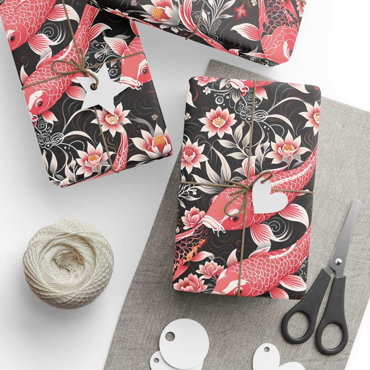 Koi Elegance – Graceful Gift Wrap