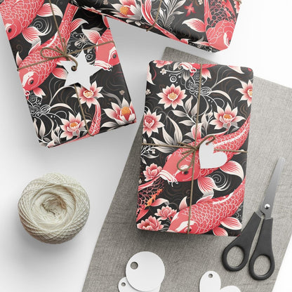 Koi Elegance – Graceful Gift Wrap