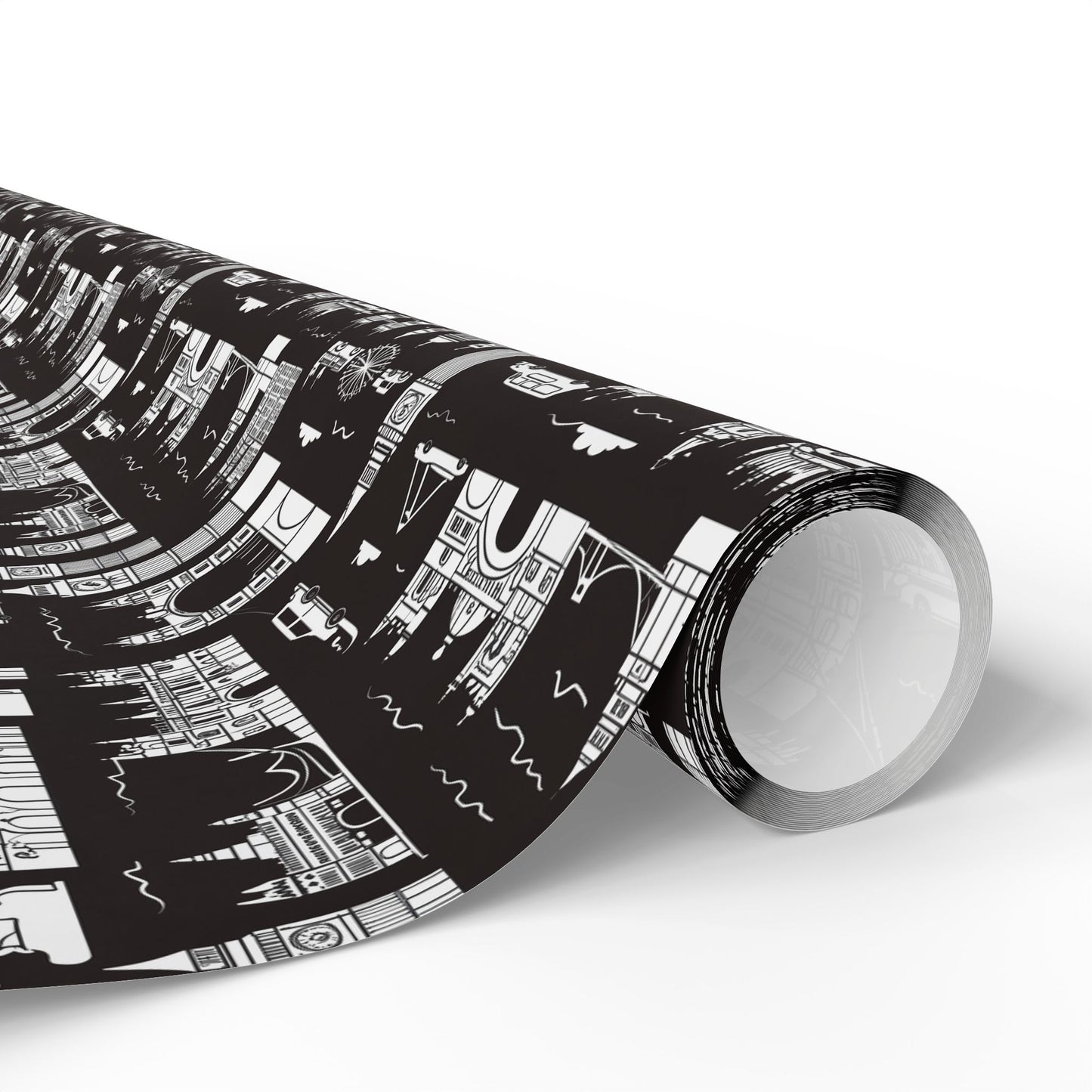 Wrapping Papers - Stylish Abstract Cityscape Design