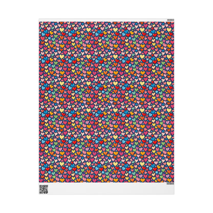 Colorful Heart Wrapping Paper