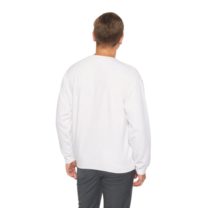 Crewneck Sweatshirt - 'Go Away' Stencil Graphic Cozy Pullover