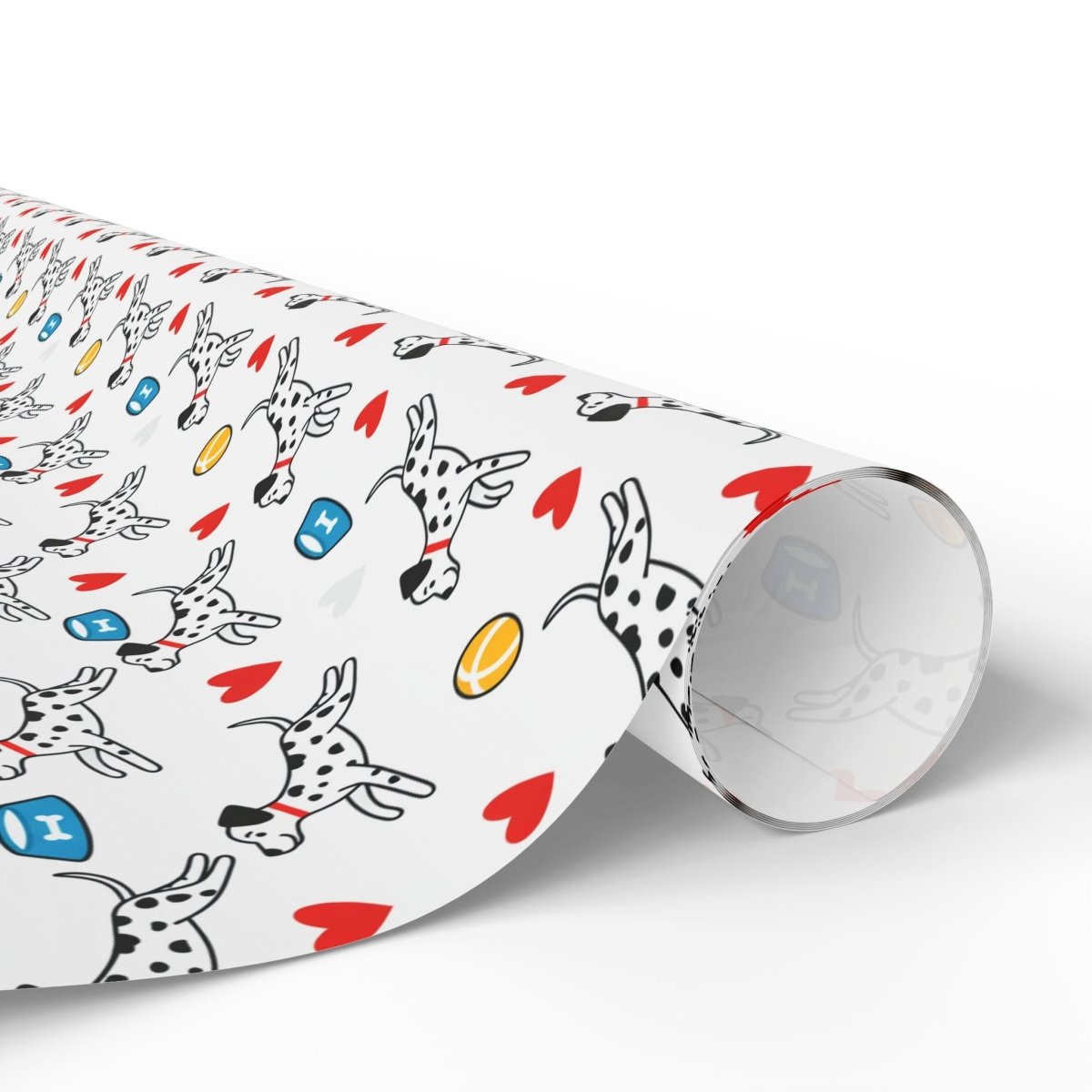 Dash & Dots – Playful Dalmatian Wrapping Paper