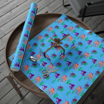 Gift Wrap - Colorful Octopus