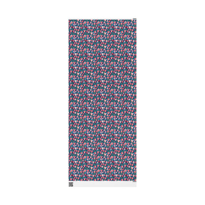 Vibrant Tulip Floral Wrapping Paper