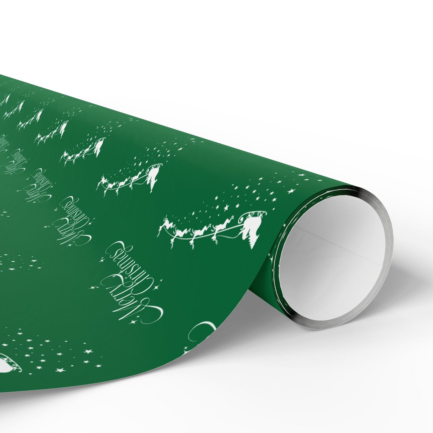Sleigh All Day – Classic Green Christmas Wrapping Paper