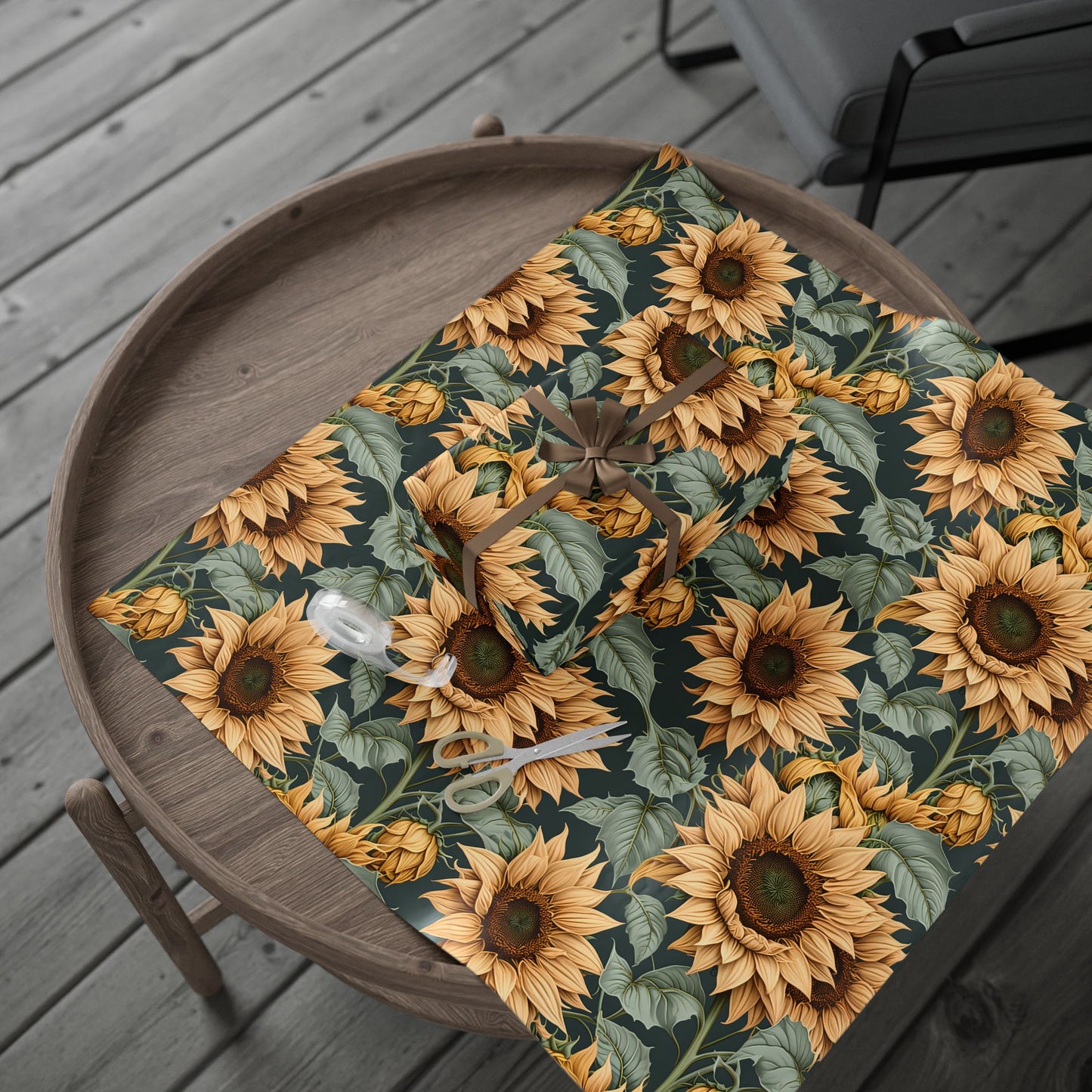 Brighten Up Your Gifts with Sunflower Wrapping Paper
