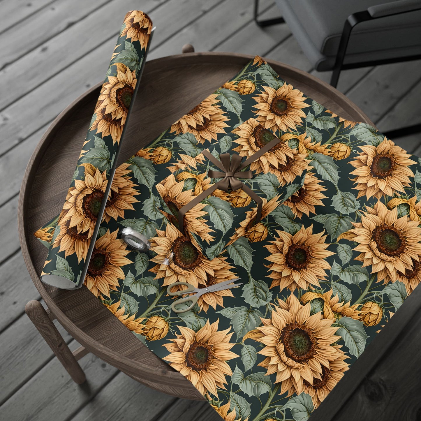 Brighten Up Your Gifts with Sunflower Wrapping Paper
