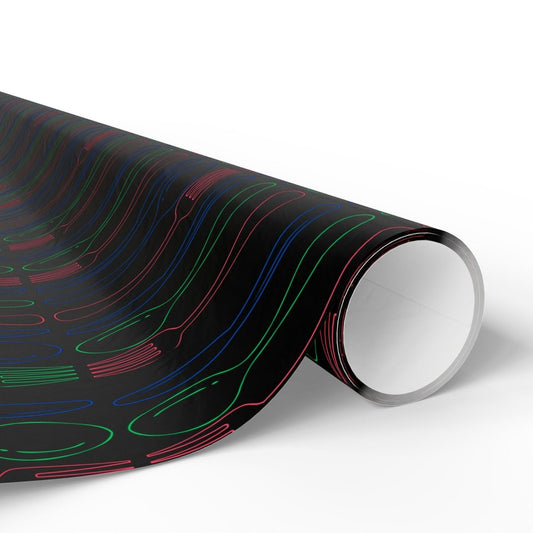 Utensils Modern Gift Wrap Design