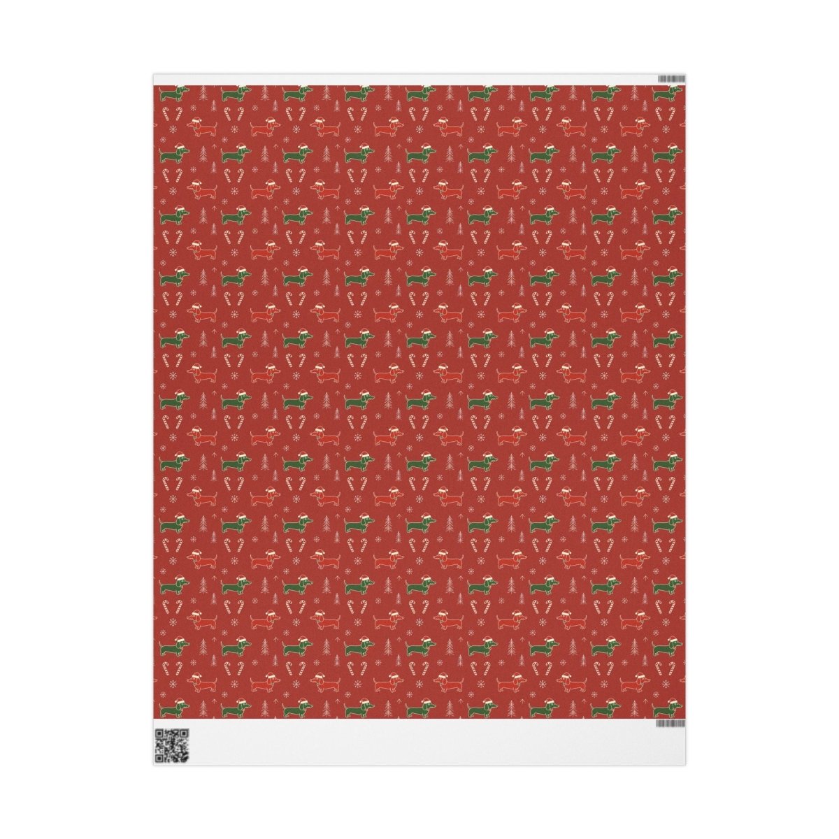 Santa Sausage Squad – Classic Christmas Dachshund Wrapping Paper