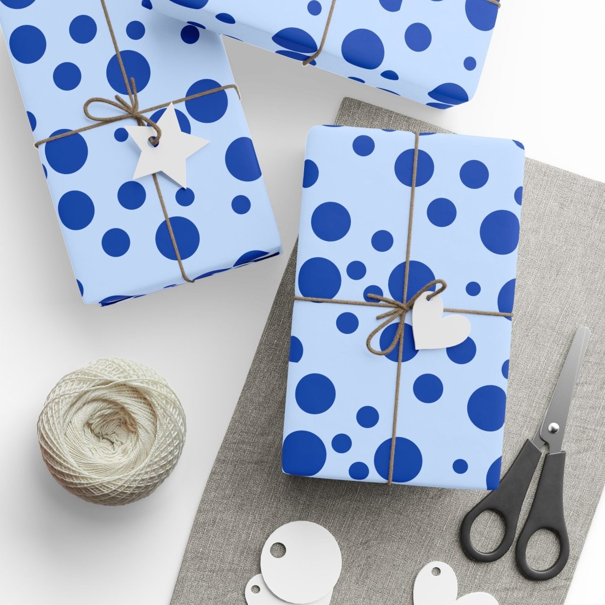 Blue Dots Delight – Cheerful Wrap