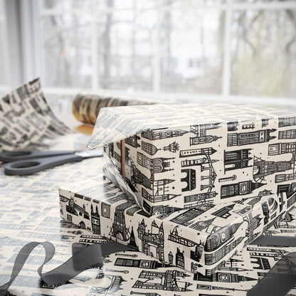 Wrapping Papers - Artistic Abstract Cityscape