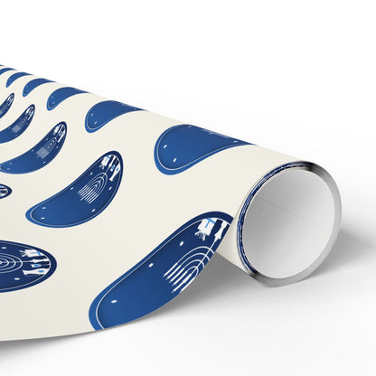 Hanukkah Blue and White Wrapping Papers