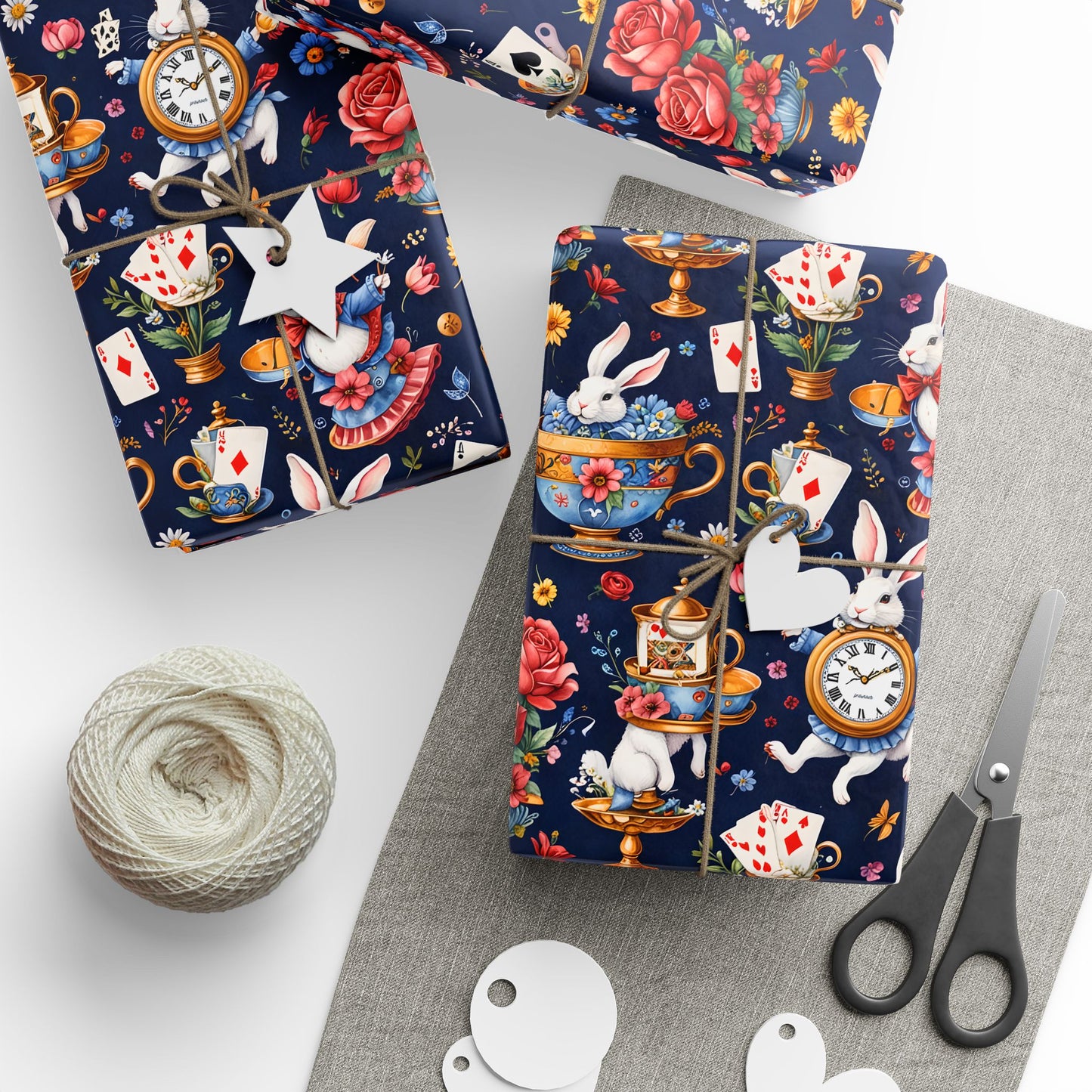 Elegant Wonderland Wrapping Paper - Ideal for Your Tea Party Presents
