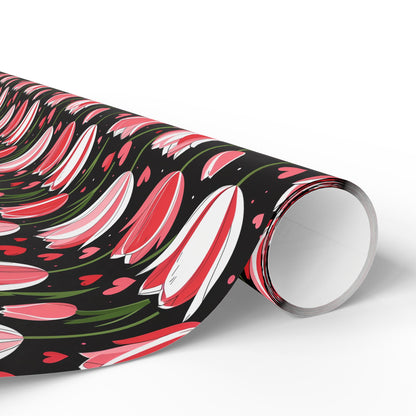 Elegant Pink Tulip Wrapping Paper