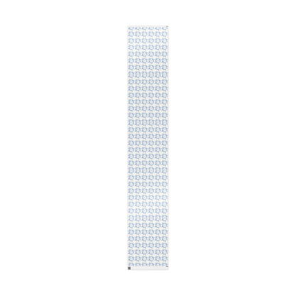 Mazel Tov Bar Mitzvah Blue Floral Gift Wrap