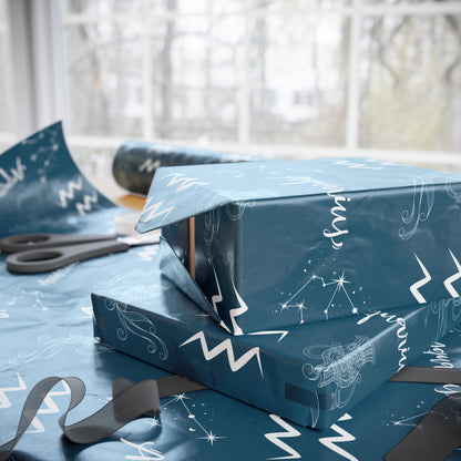 Pour Some Star On Me – Aquarius Zodiac Wrapping Paper